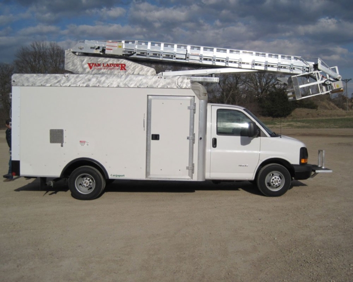 van-ladder-complete-unit - Van Ladder Bucket Trucks